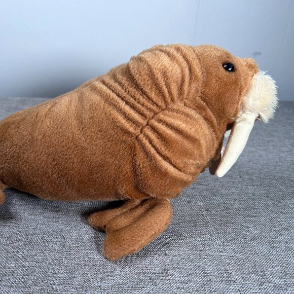 Wild Republic Saint Louis Zoo Walrus Stuffed Animal Plush Brown - Picture 6 of 12